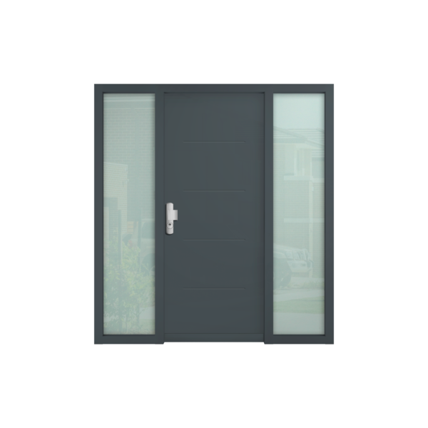 Simple vantail avec fixes